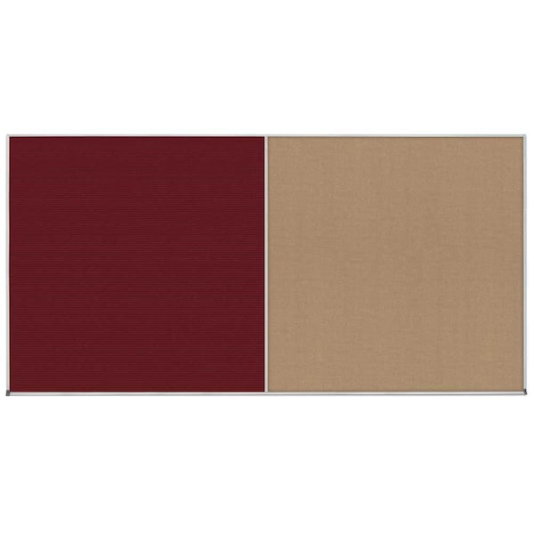 Enclosed Corkboard, 1 Door, 24"x36", 4" Fra